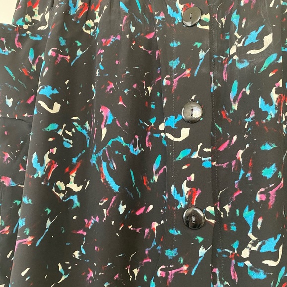 Myne Silk Mini Skirt - Picture 3 of 4